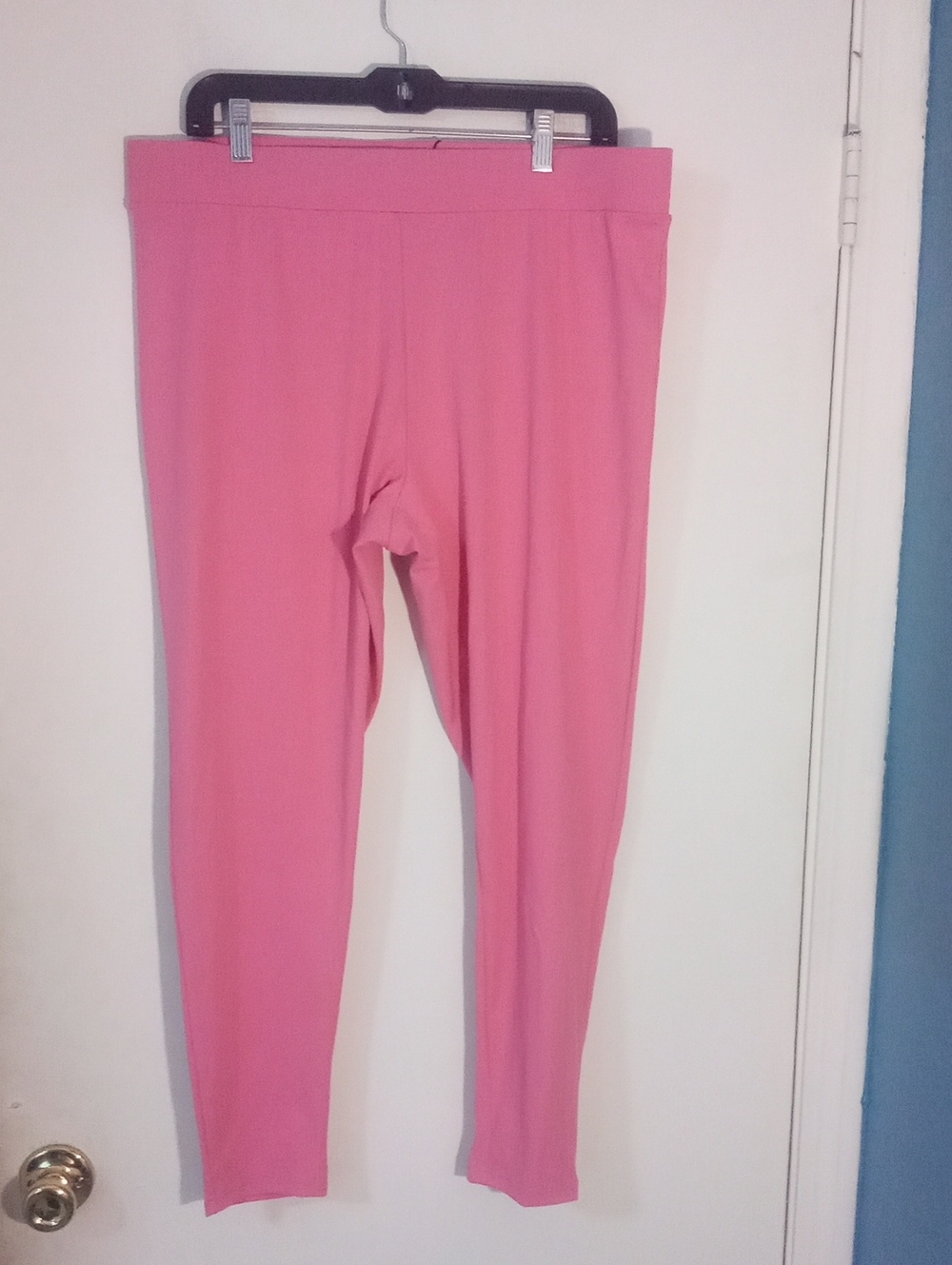 * Pink Casual Pant by Showmall 2X Plus NWT Stretch Silky